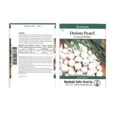 Crystal White Wax Pickling Onion Garden Seeds - 4 Oz - Non-GMO, Heirloom Vegetable Gardening Seed   565499337
